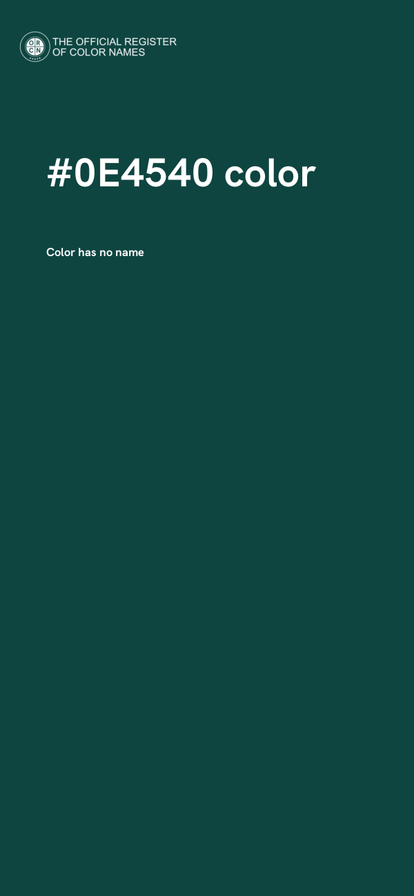 #0E4540 color image