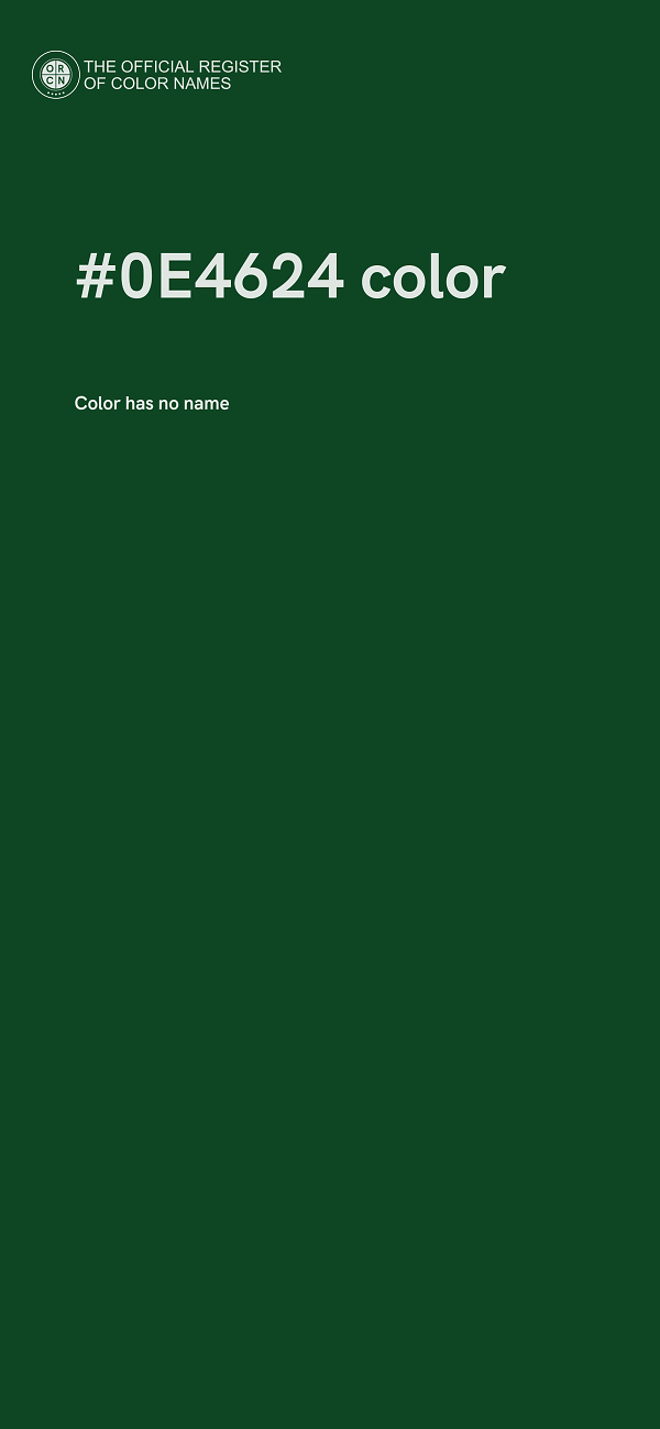 #0E4624 color image