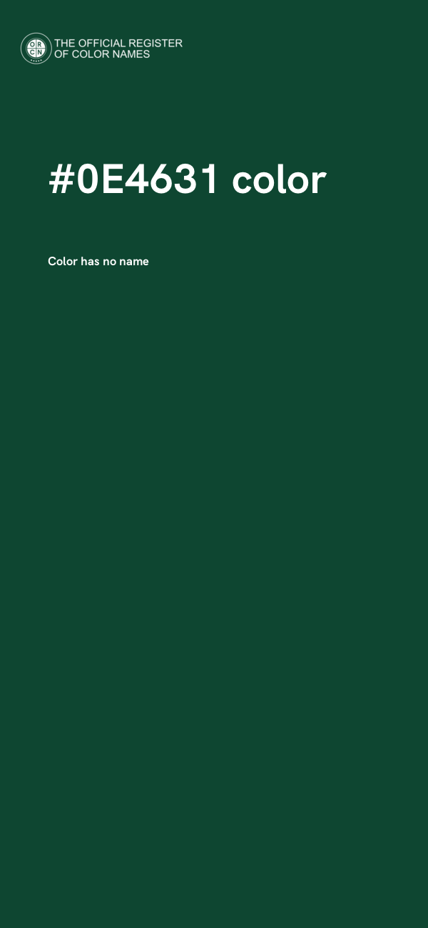 #0E4631 color image