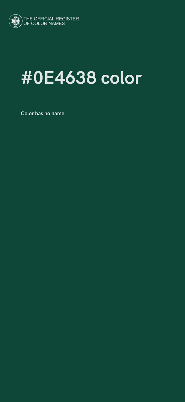 #0E4638 color image
