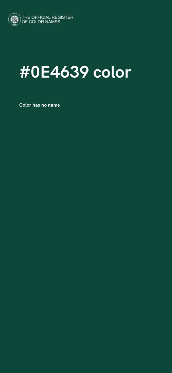 #0E4639 color image