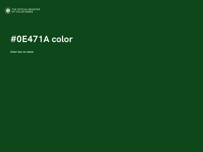 #0E471A color image