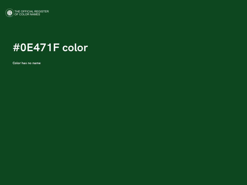 #0E471F color image