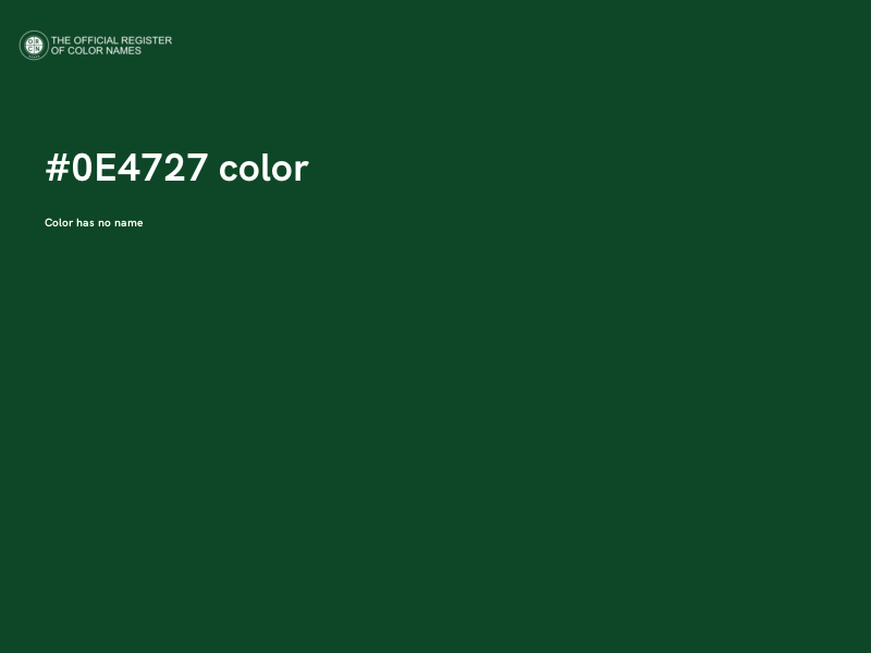 #0E4727 color image