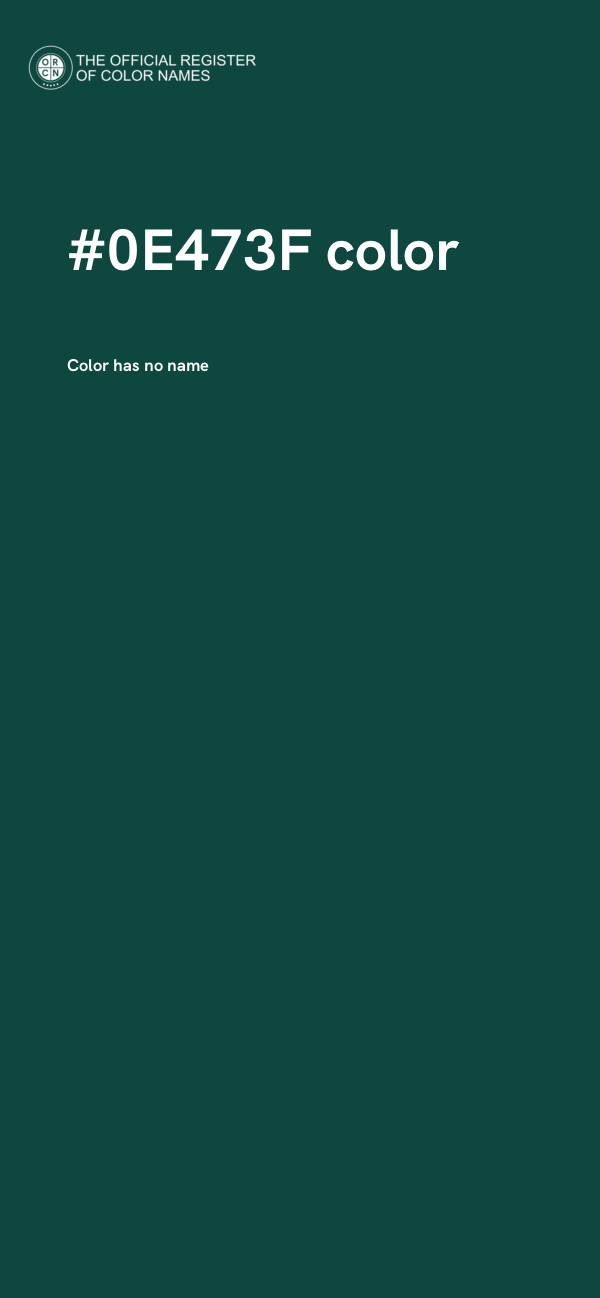 #0E473F color image