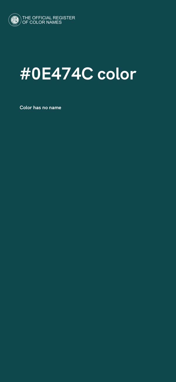 #0E474C color image