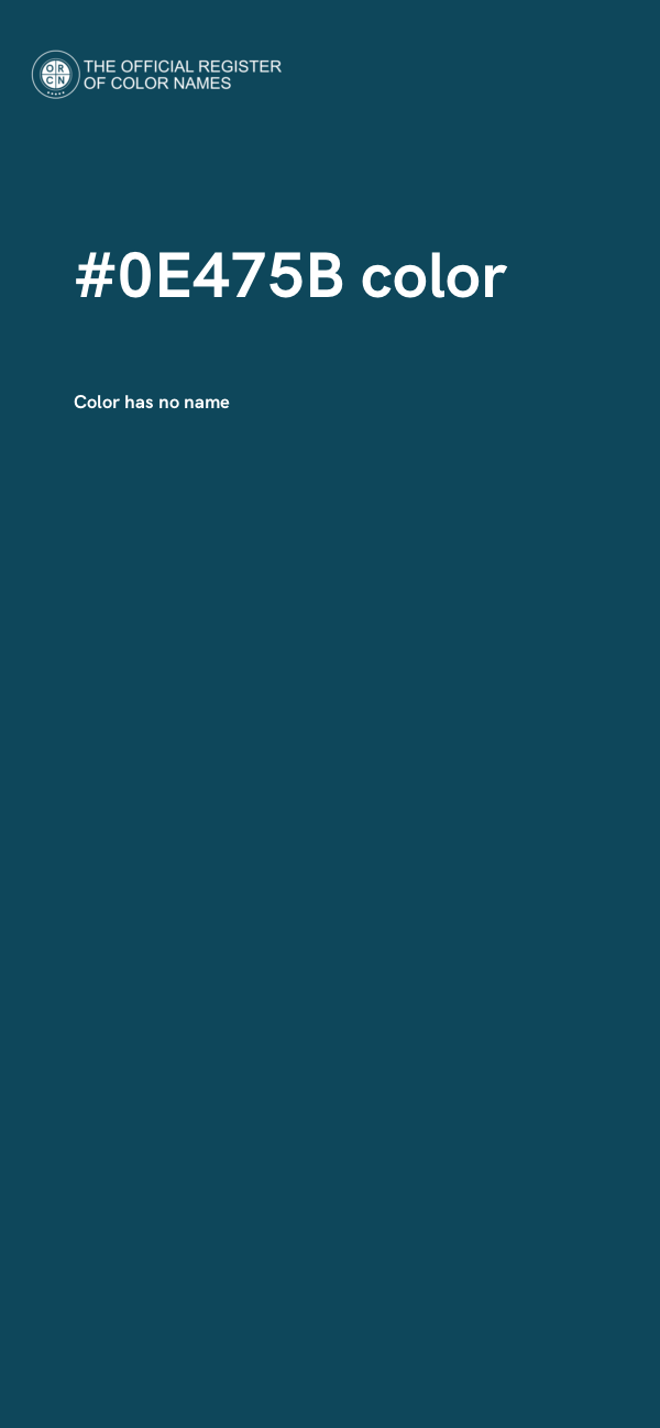 #0E475B color image