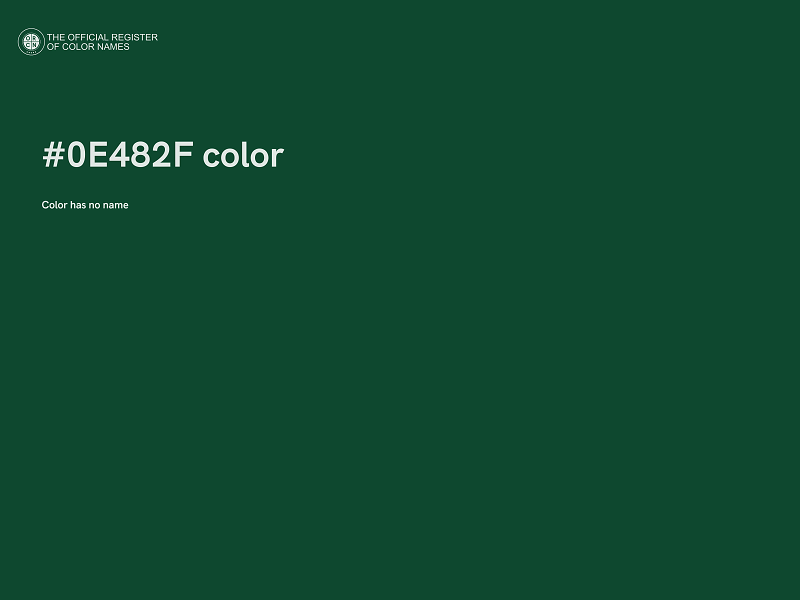 #0E482F color image