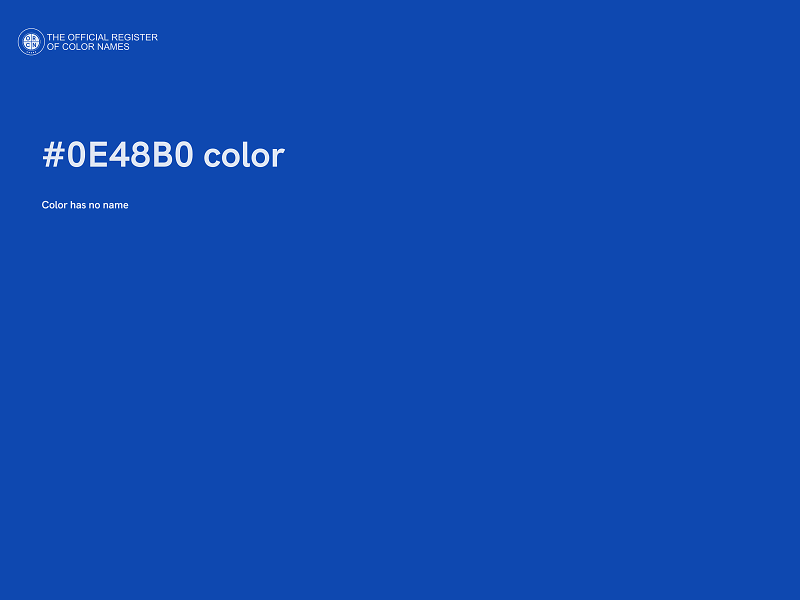 #0E48B0 color image