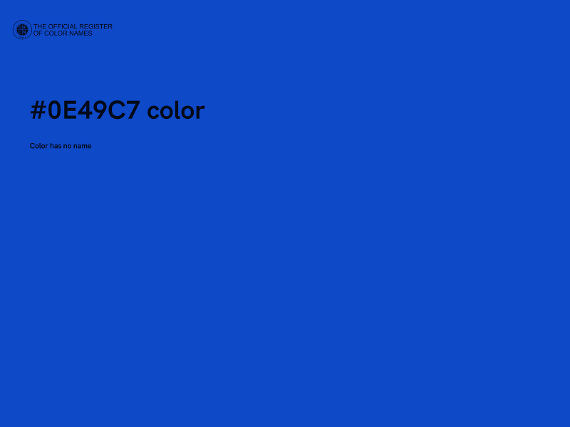#0E49C7 color image