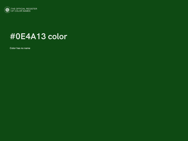 #0E4A13 color image