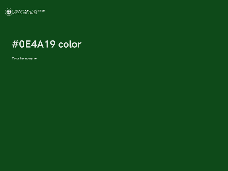 #0E4A19 color image