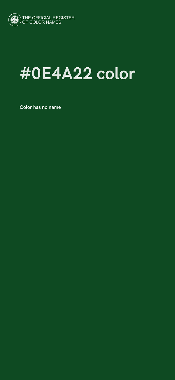 #0E4A22 color image