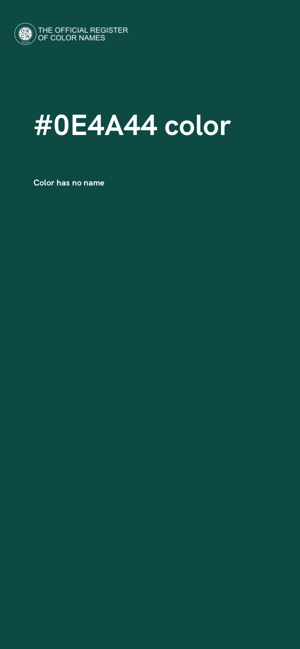#0E4A44 color image