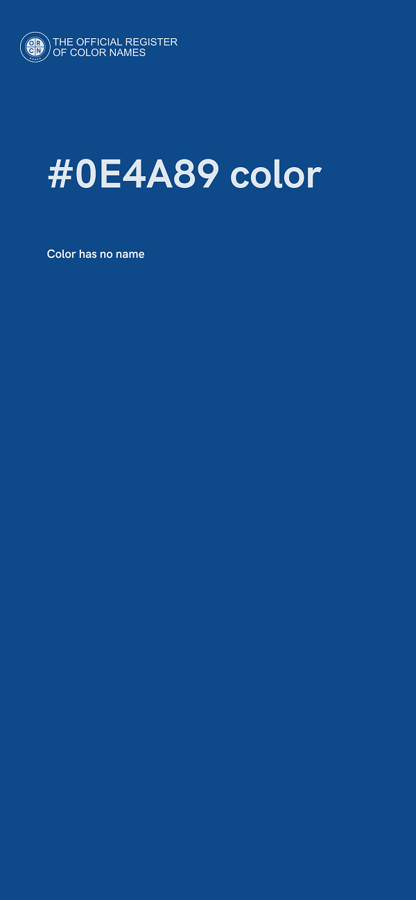 #0E4A89 color image
