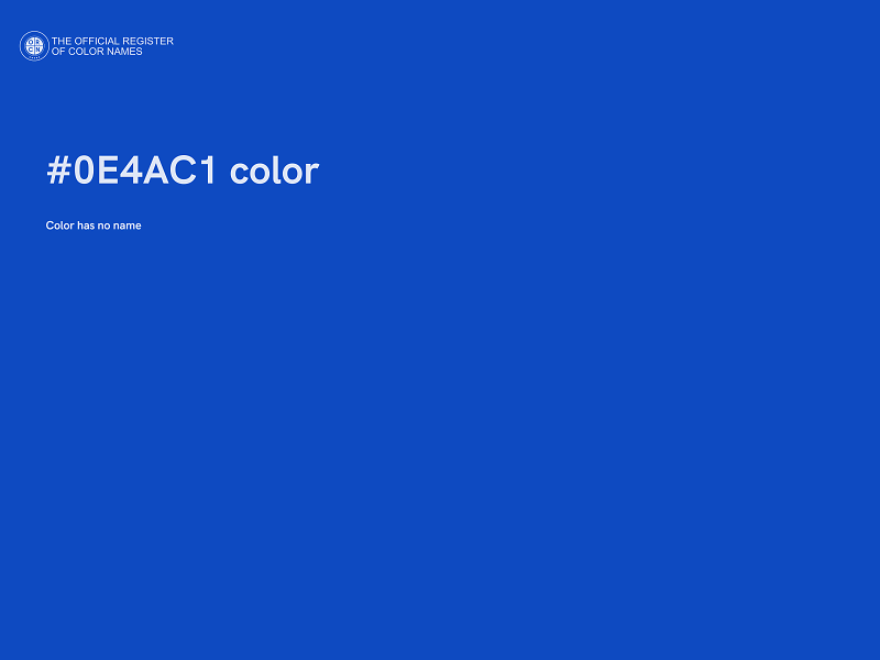 #0E4AC1 color image