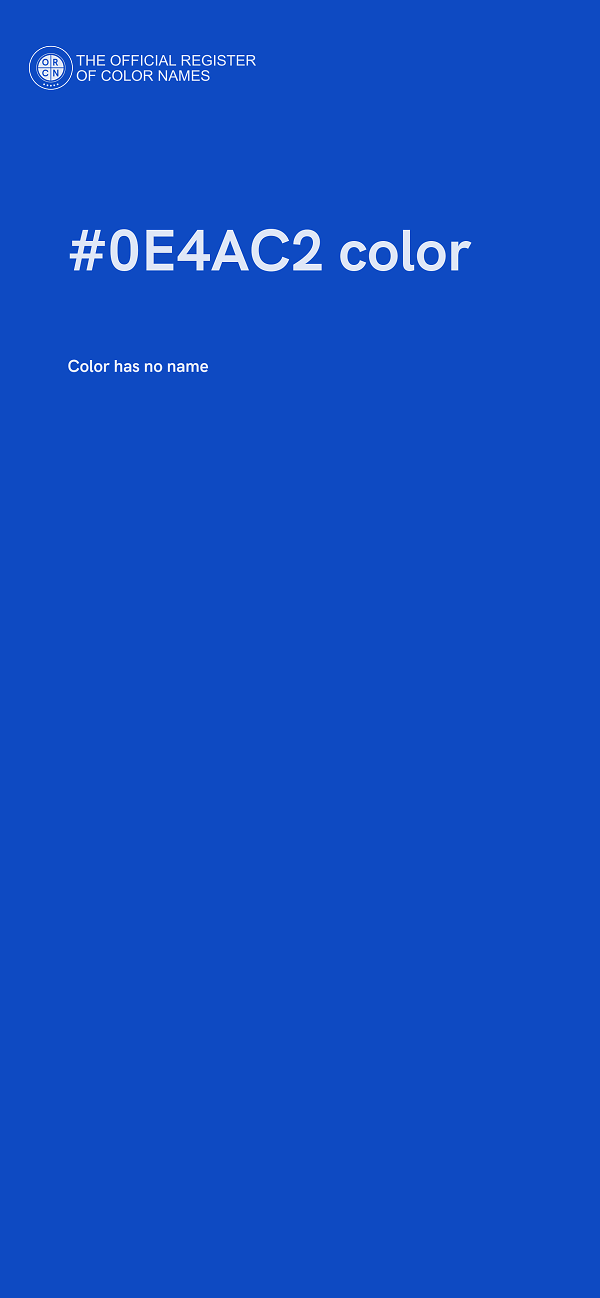 #0E4AC2 color image