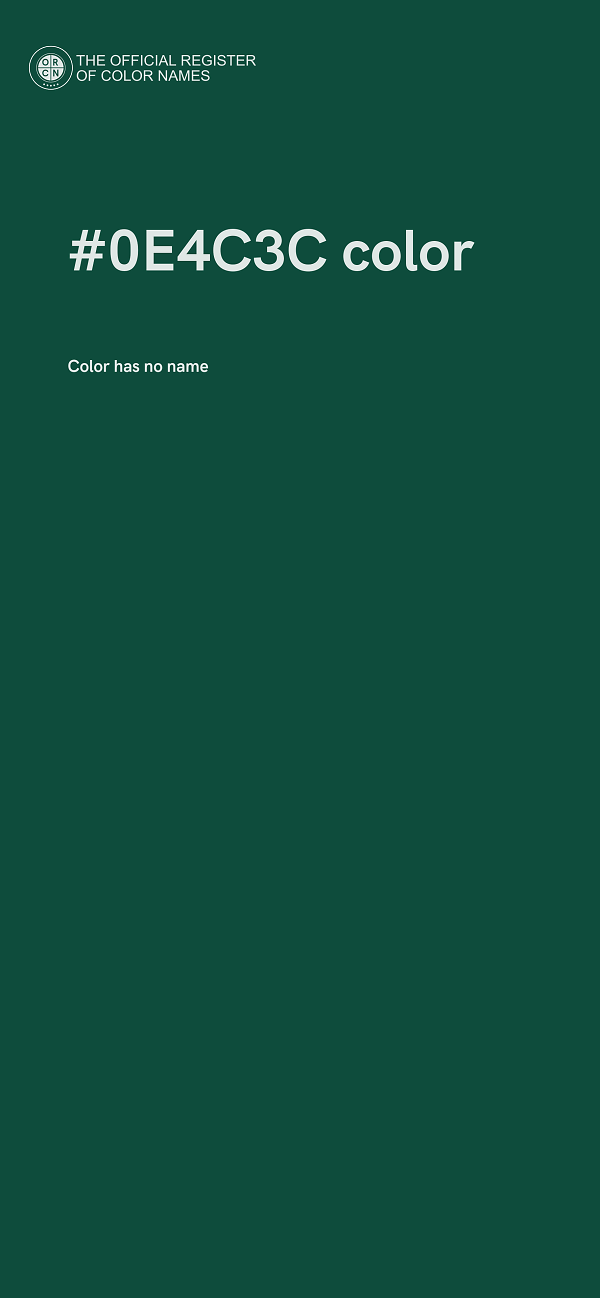 #0E4C3C color image
