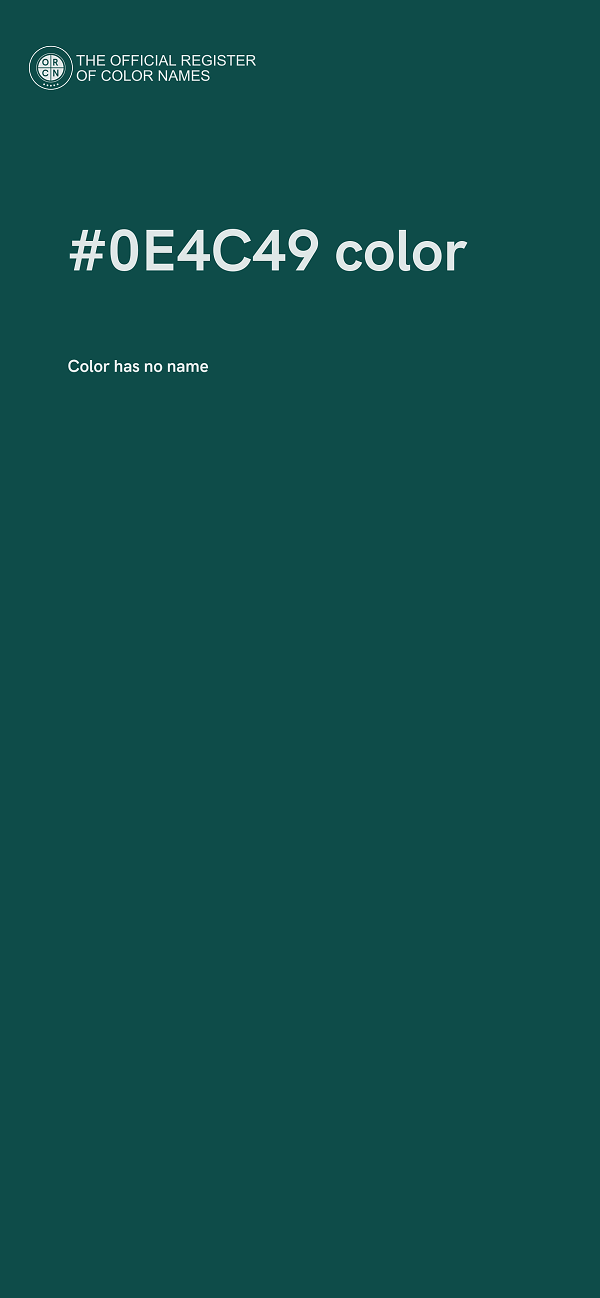 #0E4C49 color image