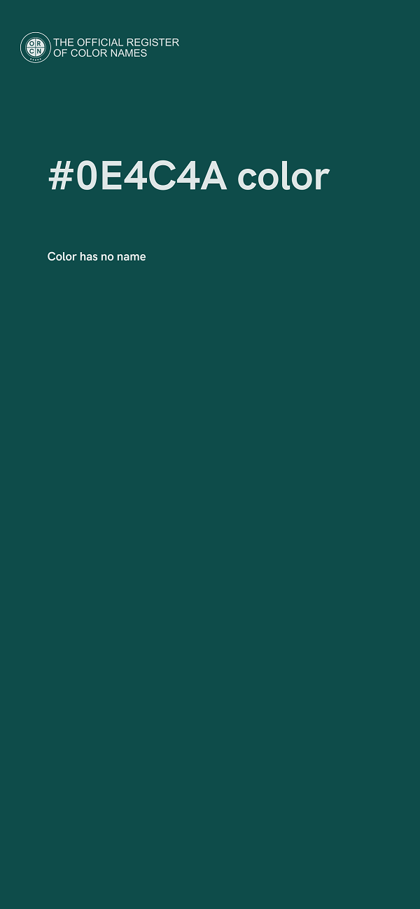 #0E4C4A color image