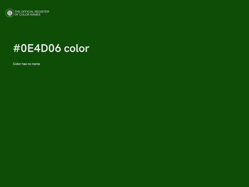 #0E4D06 color image