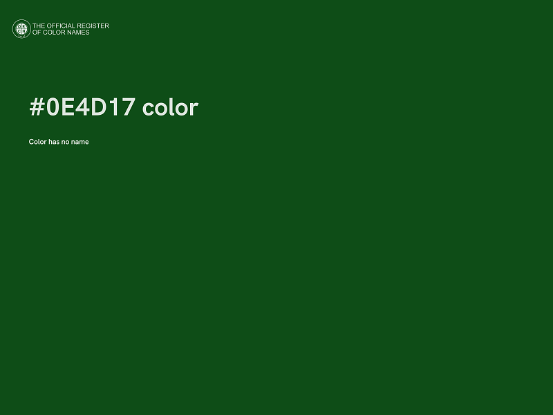 #0E4D17 color image