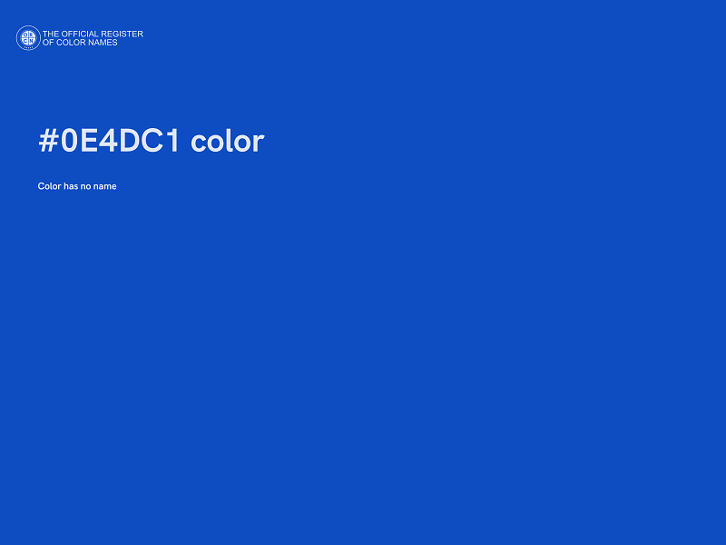 #0E4DC1 color image