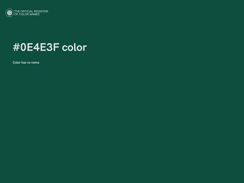 #0E4E3F color image