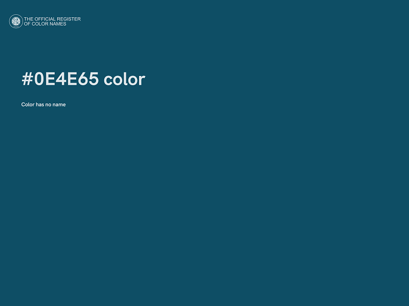 #0E4E65 color image