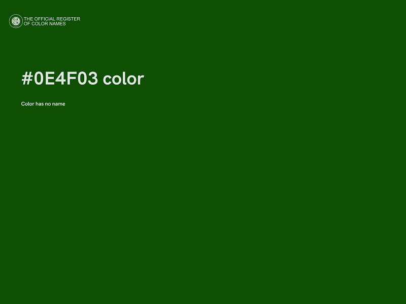 #0E4F03 color image