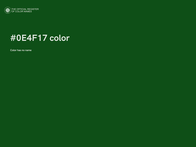 #0E4F17 color image