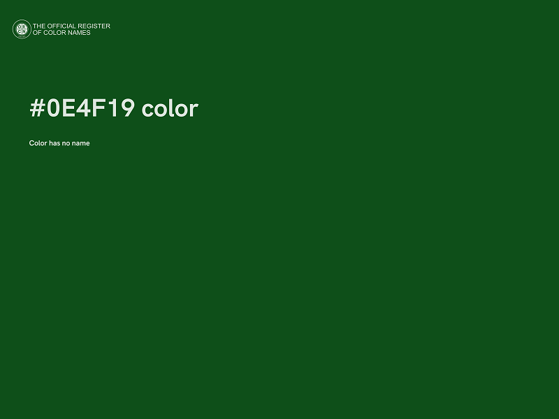 #0E4F19 color image