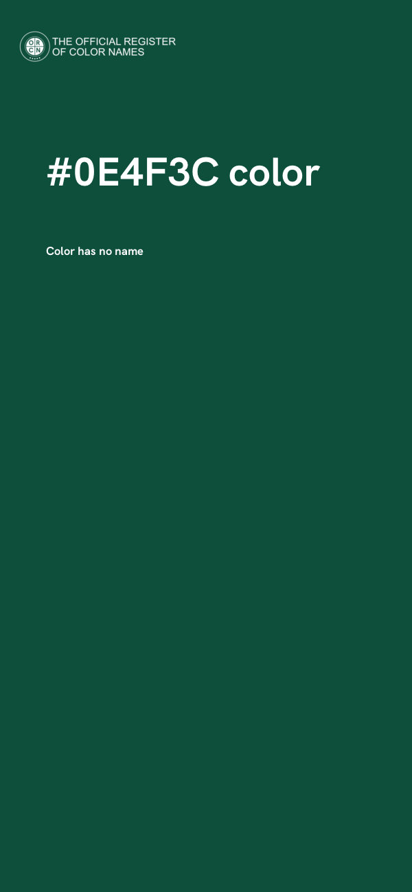#0E4F3C color image