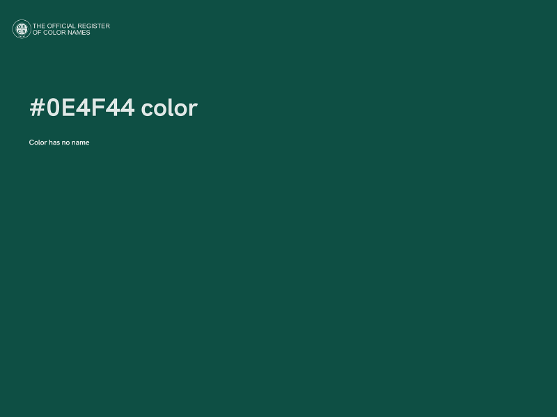 #0E4F44 color image