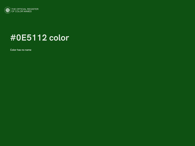 #0E5112 color image