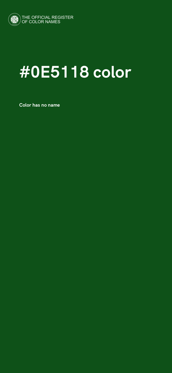#0E5118 color image