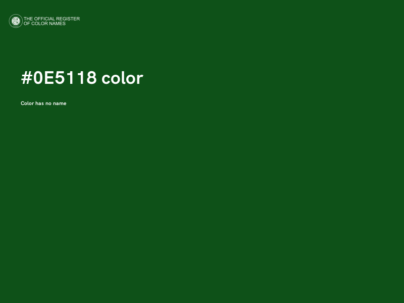 #0E5118 color image