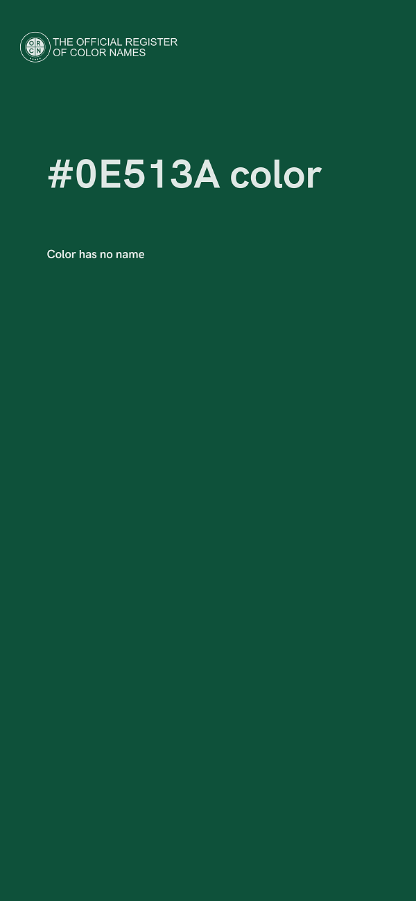 #0E513A color image