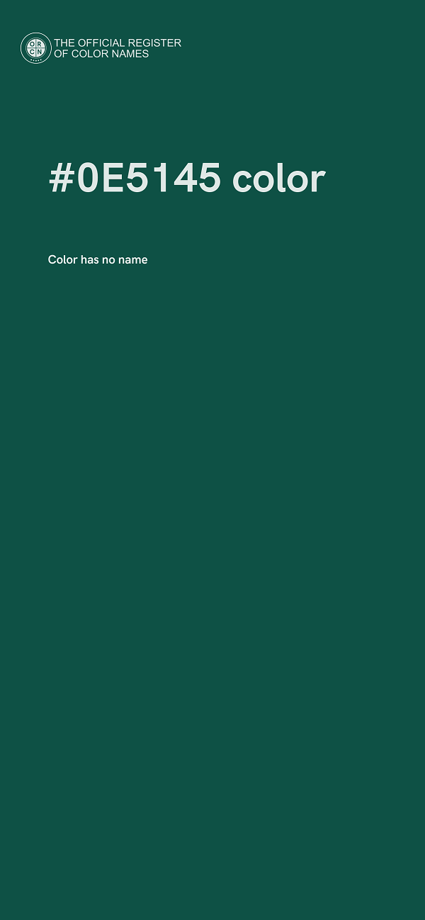 #0E5145 color image