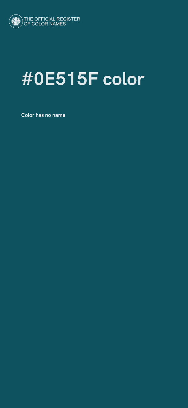#0E515F color image