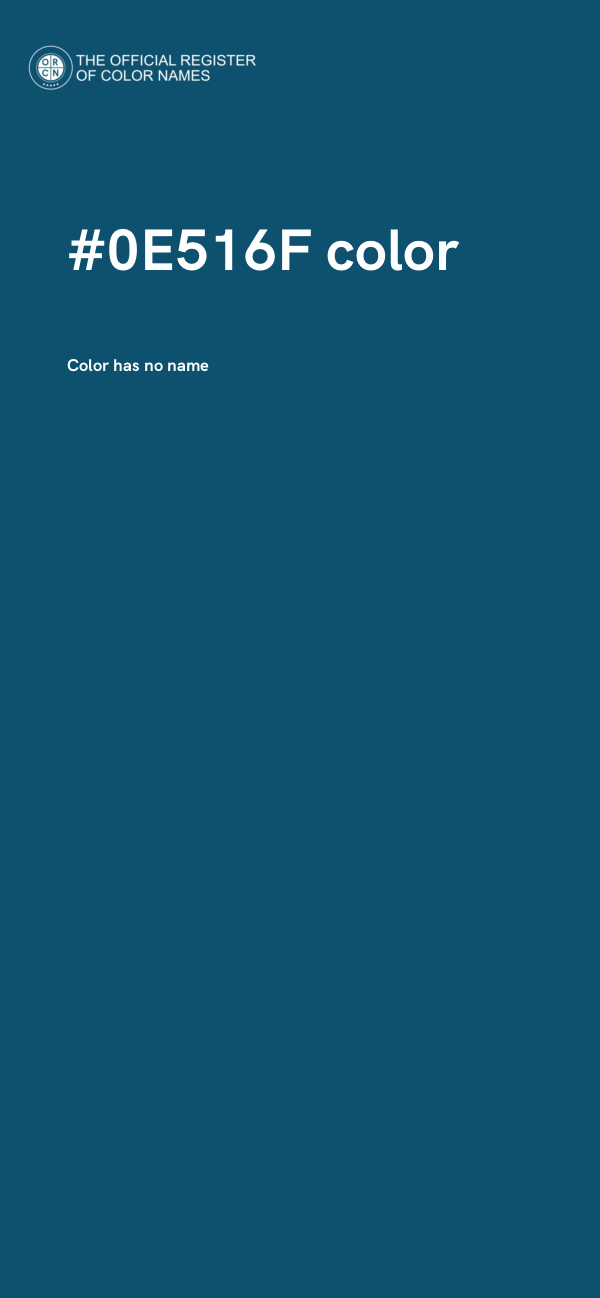 #0E516F color image