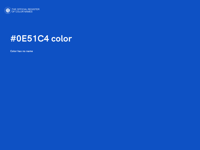 #0E51C4 color image