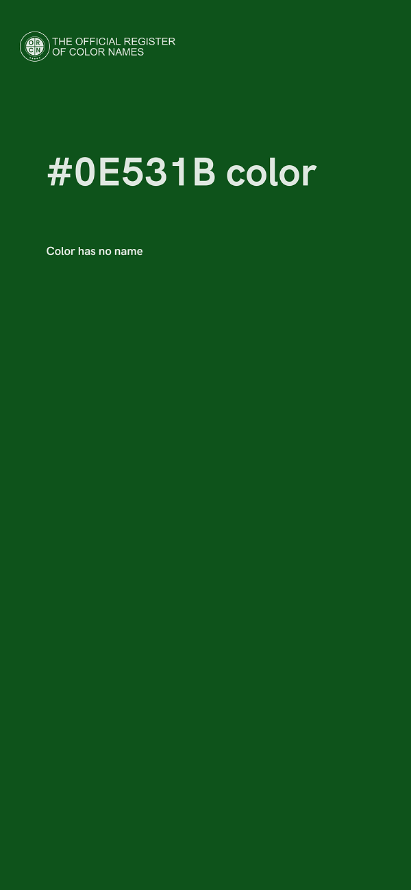 #0E531B color image