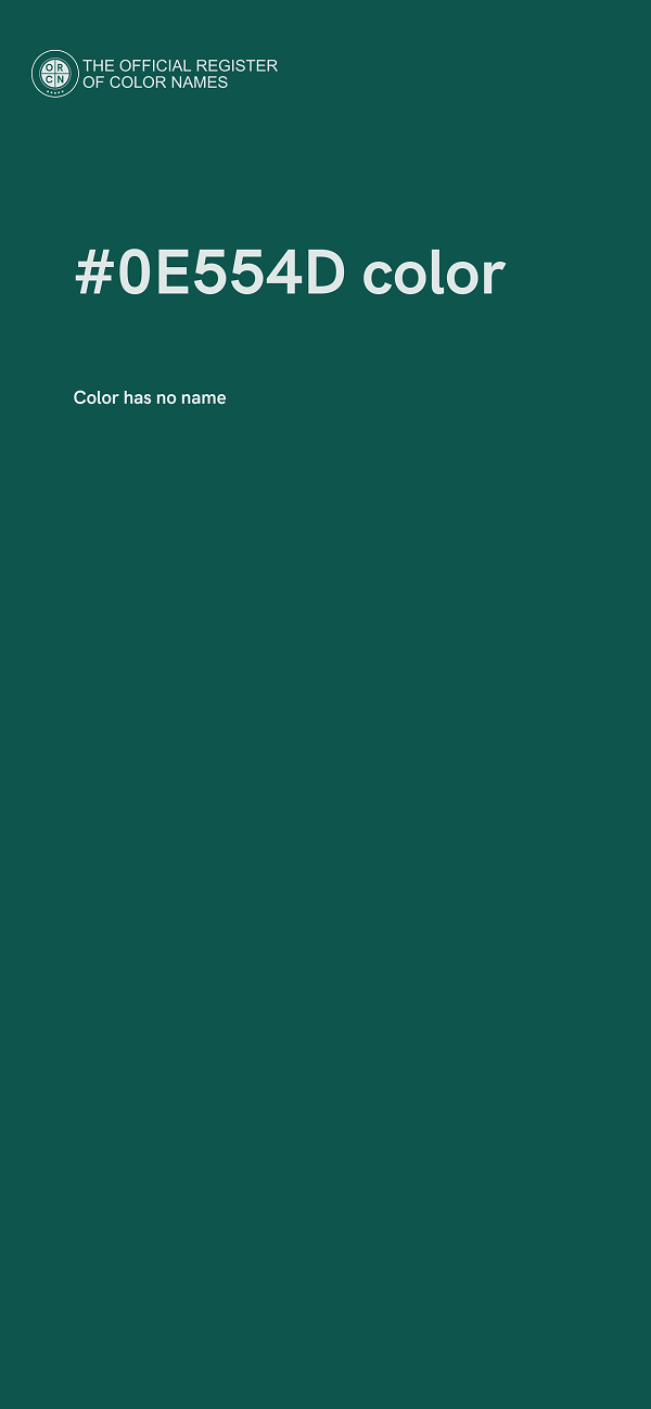 #0E554D color image