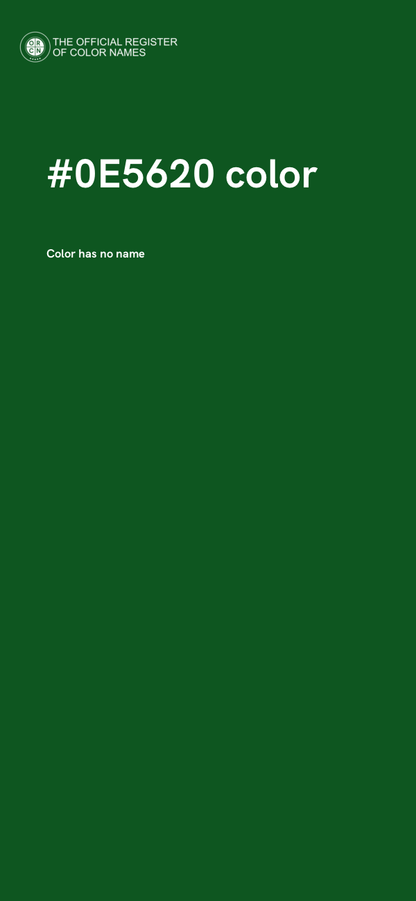 #0E5620 color image