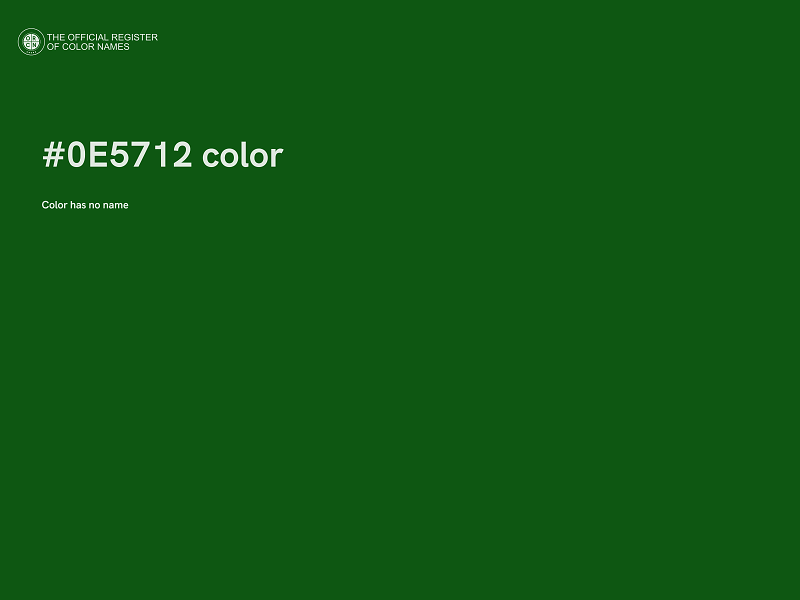 #0E5712 color image