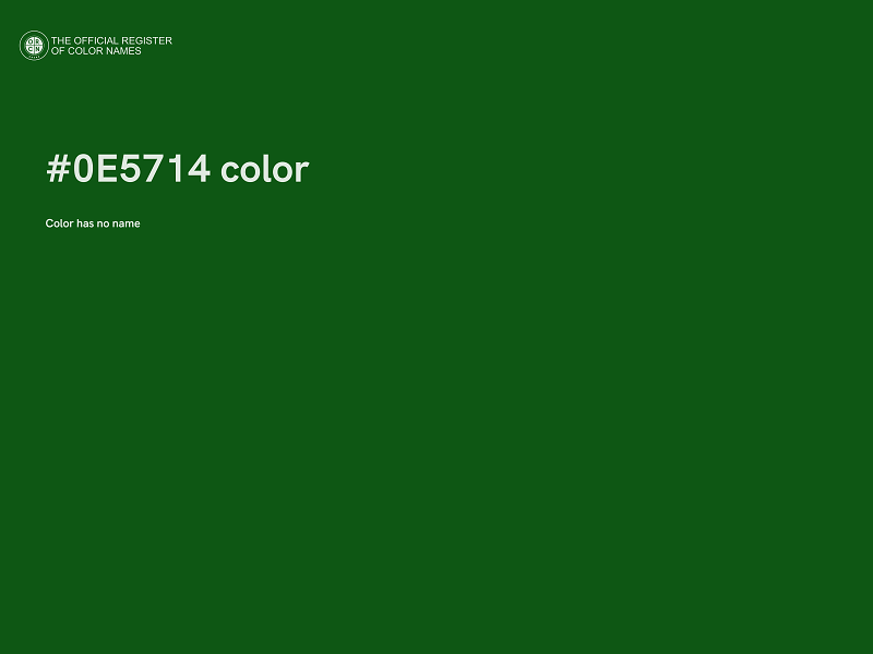 #0E5714 color image