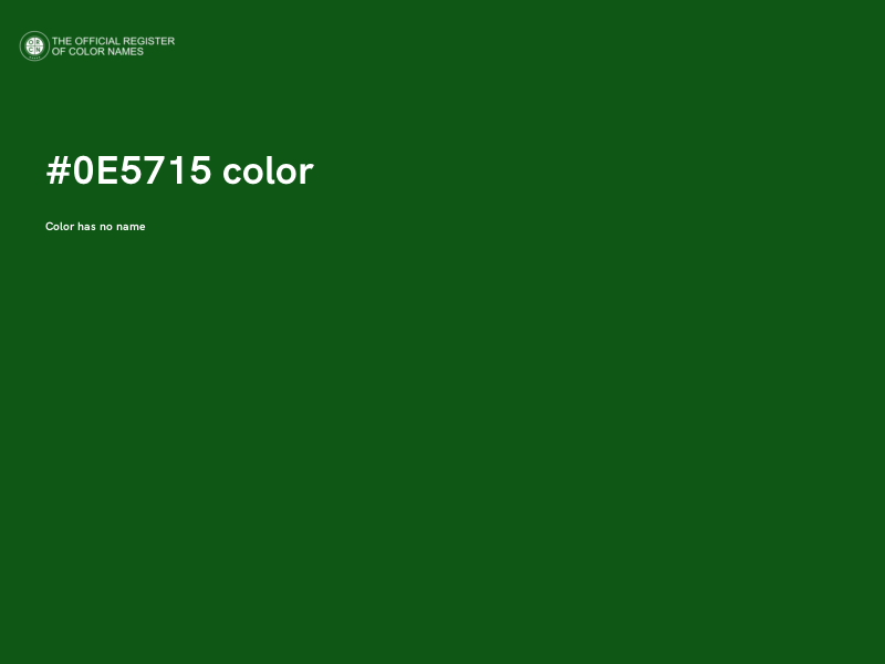 #0E5715 color image