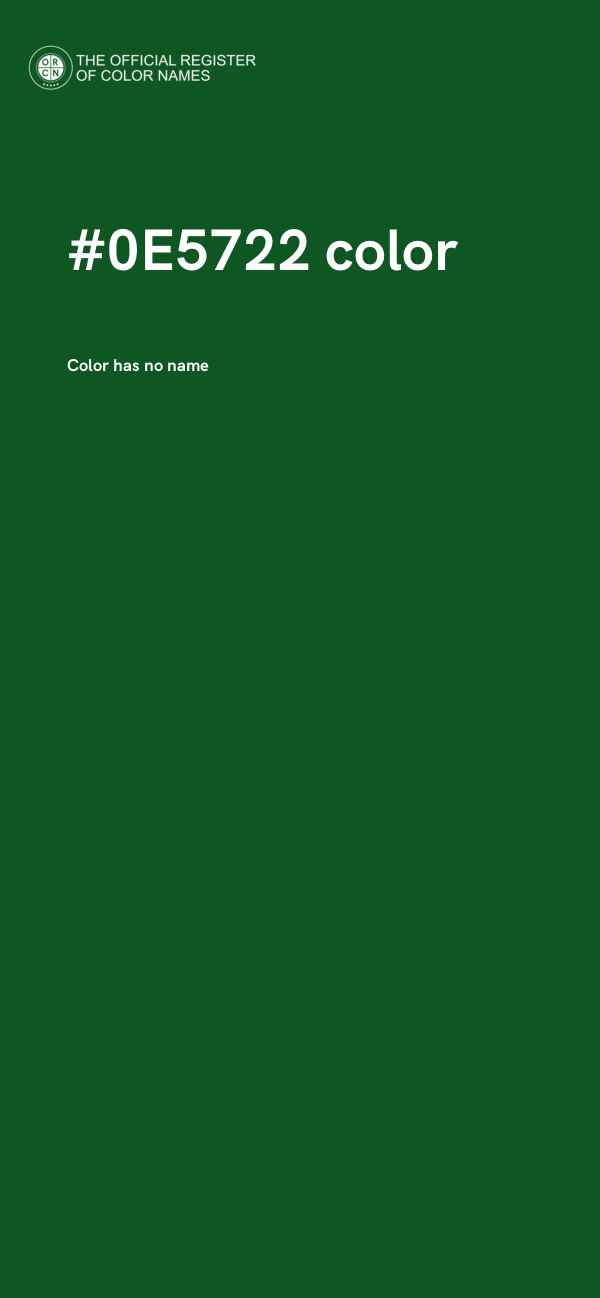 #0E5722 color image