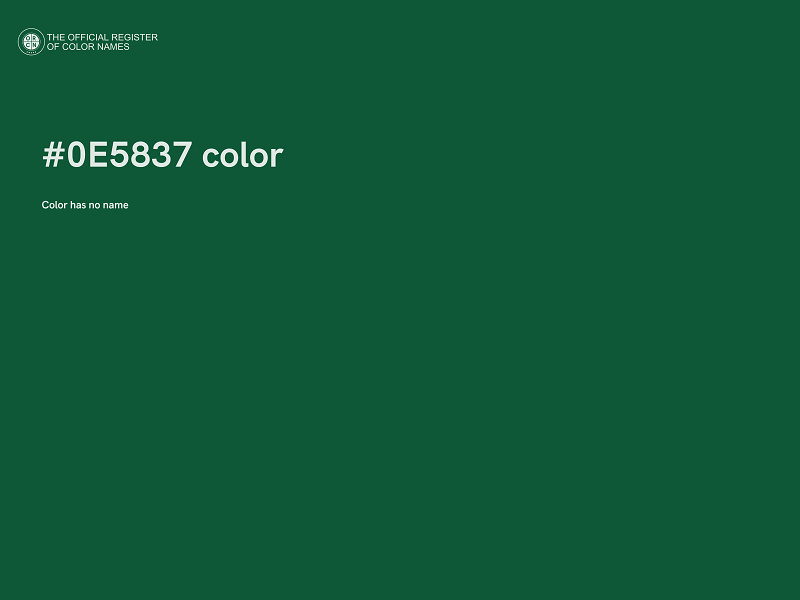 #0E5837 color image